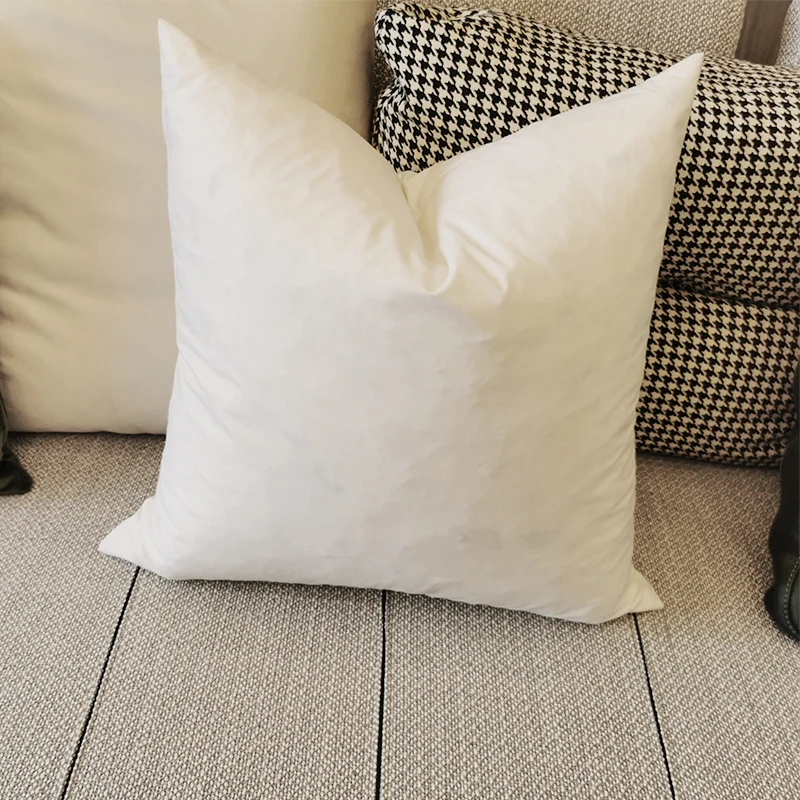 Manufactures Wholesale White Goose Down Cushion Insert 50X50 Pillow Feathers