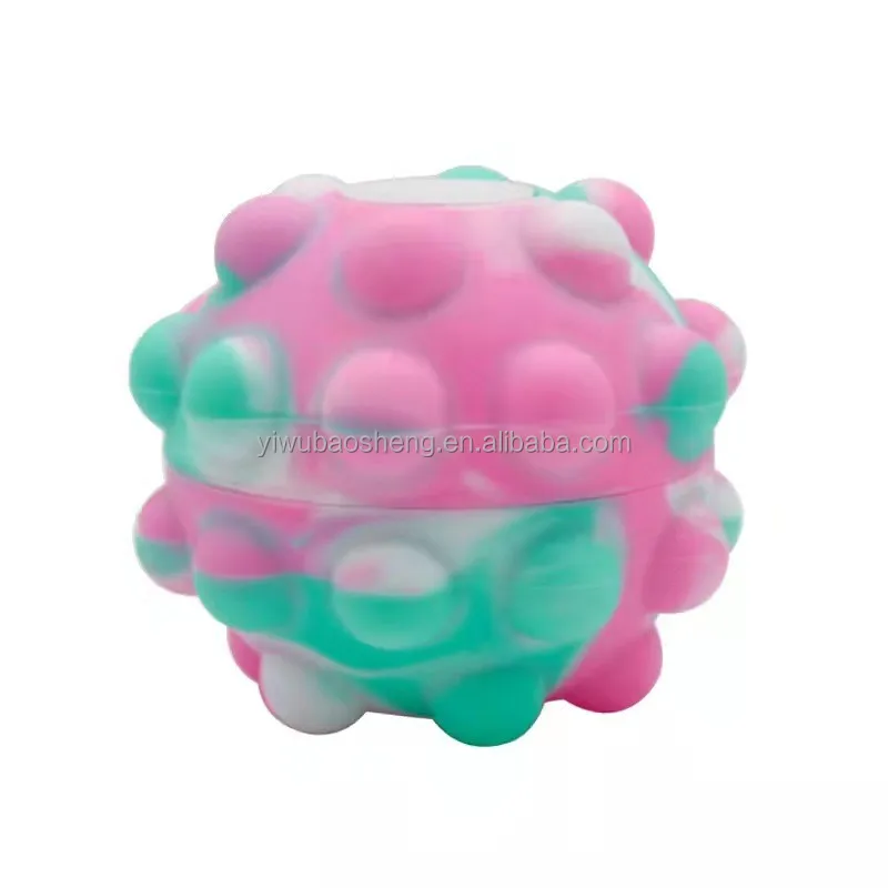 Hot Selling Silicone Spherical Push Bubble Sensory Toy Anti-stress Relax Fidget Autism Toy Decompression Toy