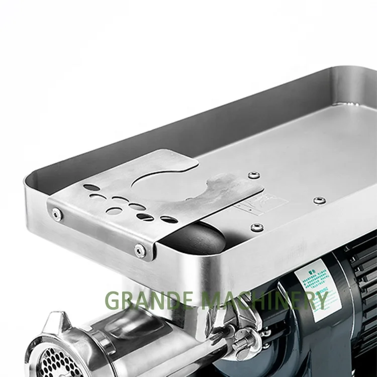 GRANDE Commercial Multifunctional Stainless Steel Meat Grinder Large Power Automatic Frozen Mincing Chopping