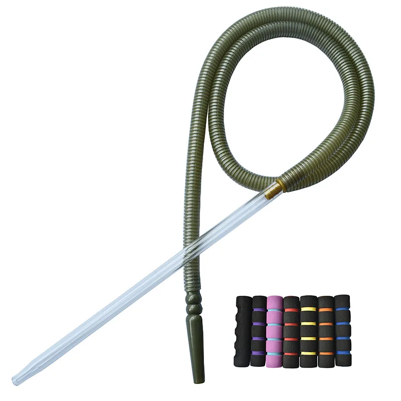 wholesale hot sale shisha hookah hose pipe portable hookah custom disposable glass hookah hose