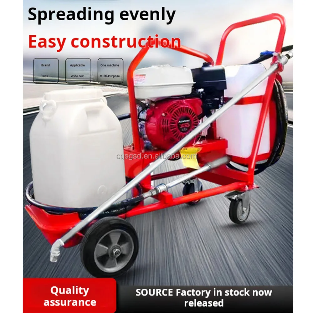 Walk Behind Road Machinery Asphalt Distributor Mini Spreader