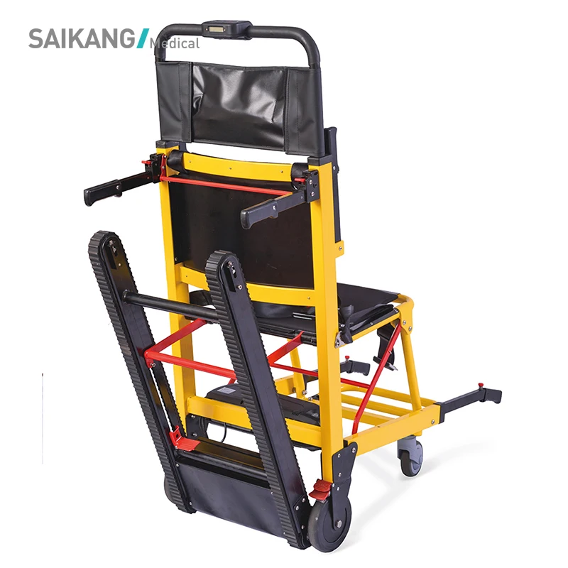 SKB1C02-1 Cheap Foldable Electric Ambulance Aluminium Alloy Stair Folding Stretcher
