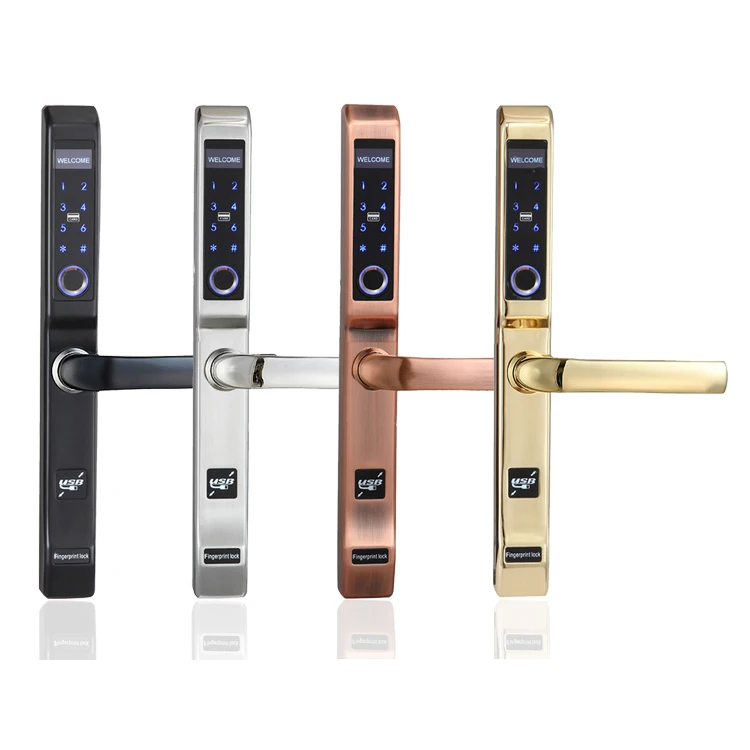 Smart home Digital Smart Fingerprint Door Lock for Sliding Door and Swing Door