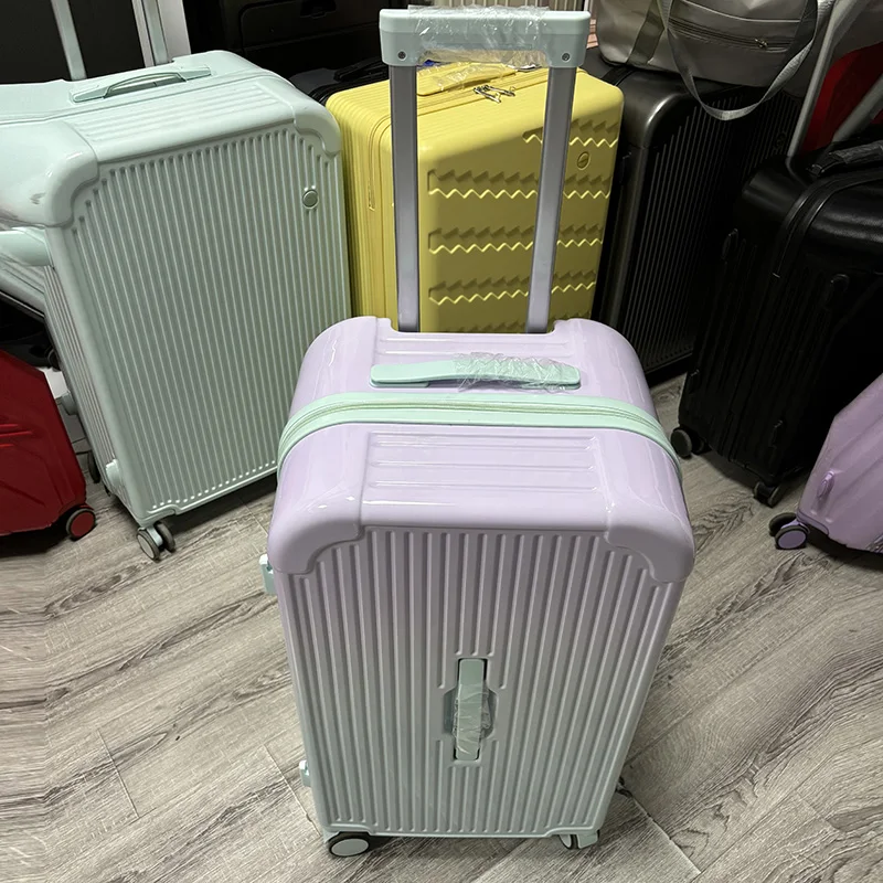 New Fashion Popular Travelling Bag Light Weight Suitcase With Gradient Color Other Luggage With USB  For Young