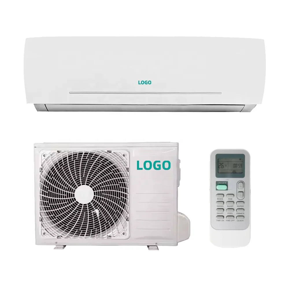Высококачественный Настенный Кондиционер для охлаждения 12000Btu смарт-блоки переменного тока 220 В 50 Гц R410A высокоэффективный неинверторный климат