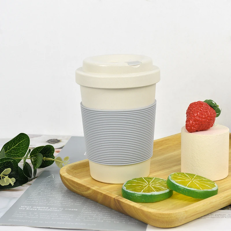 Factory Hot 12oz 15oz 20oz Travel Coffee Mug Portable to go Tumbler Reusable Plastic Cups for Reusable Coffee Bamboo Glass