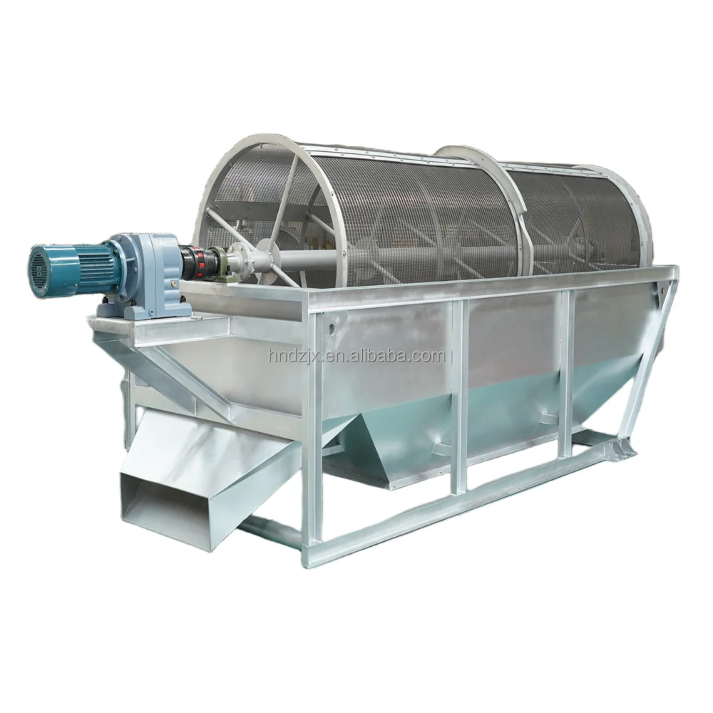 DZJX 1015 type Corrosion resistance and high efficiency rotary drum screen separator/manure/fine screen/filter screen manure