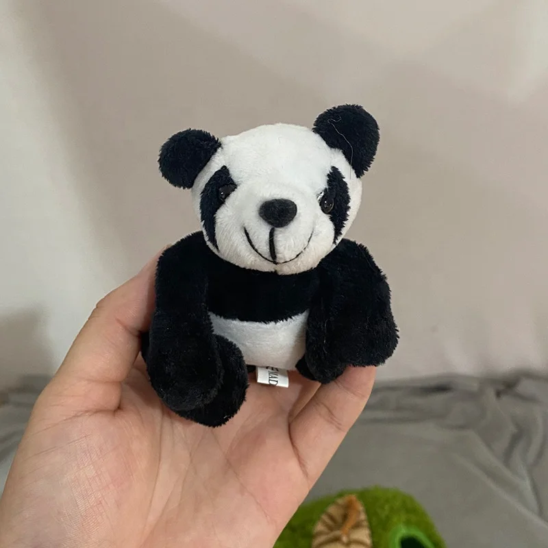 Cute animal doll cartoon refrigerator sticker Creative animal plush toy magnetic small doll home decoration