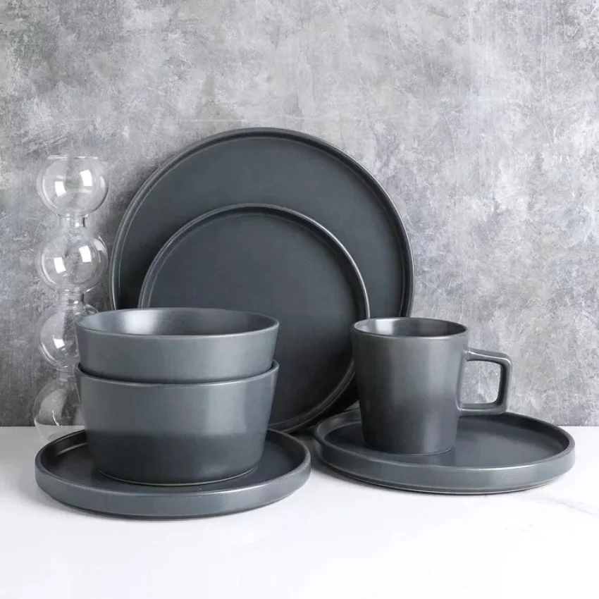 European style dinner plate home stoneware dinner set dinnerware ceramic dinnerware sets