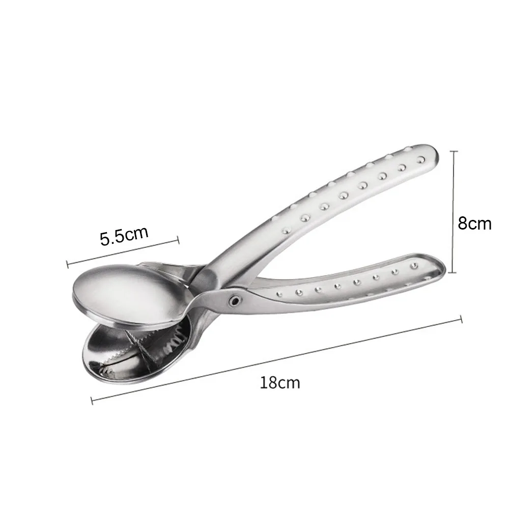 Chestnut Clip Peeler Nut cracker Pecan Walnut Plier Opener 304 Stainless Steel Kitchen Tools with 2 Picks