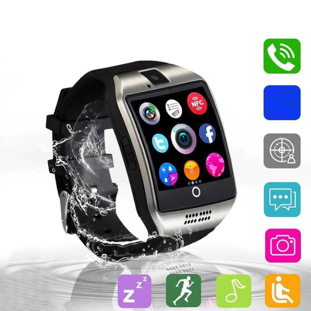 Wholesale Smart Watch Q18 With Camera SIM TF Card Slot Fitness Activity Tracker Sport Watch For Android