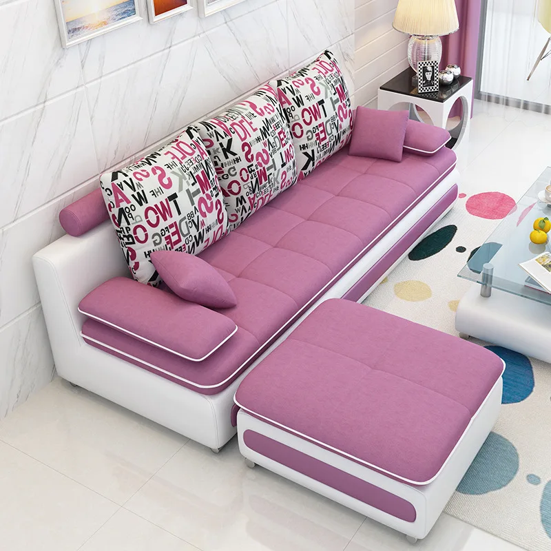 Simple Design Comfortable Washable L Shape Couch For Living Room Apartment Sofa Set Furniture CEFS011