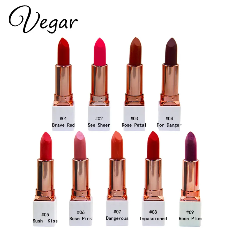 
Long lasting Makeup Supplier China non-sticky cup Matte little lipstick private label No Fade Lipstick Lip Balm 9 Colors 