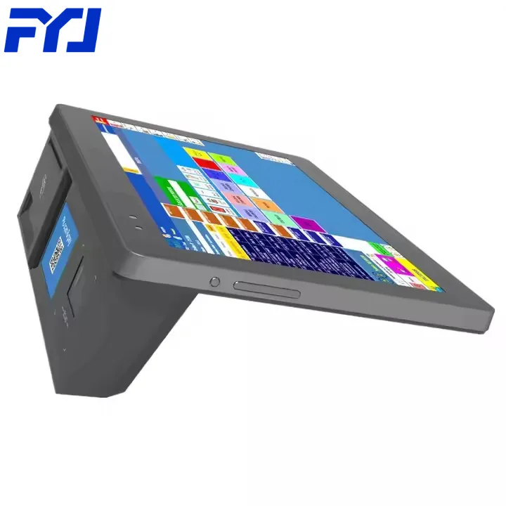 FYJ-F10 10.1' All-in-one Touch Screen Cashless Caisse Enregistreuse Retail Pos All in One Wireless Pos Terminal with Printer