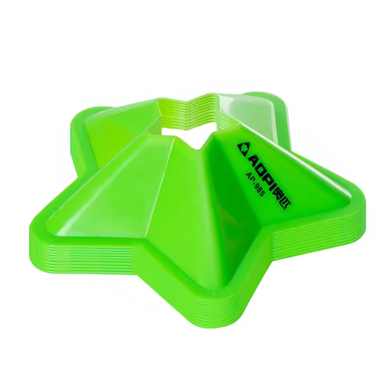 soccer training sign dish marker discs marker bucket sports accessories football training logo plate pentagonal