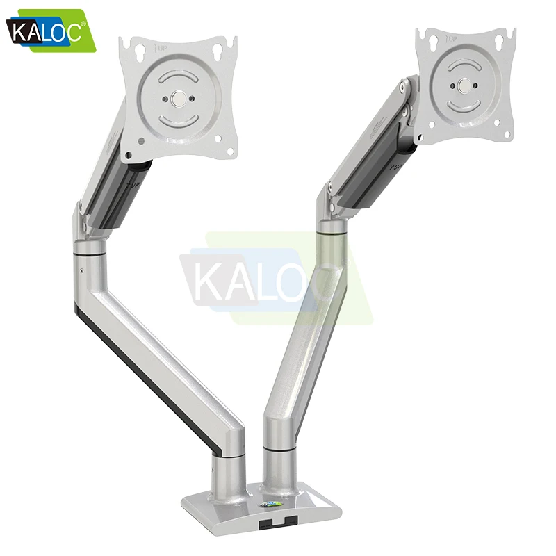 KALOC KLC-DS150-2 эргономичный офисный компьютер регулируемый кабель для управления настольным креплением Премиум Тонкий алюминиевый двойной