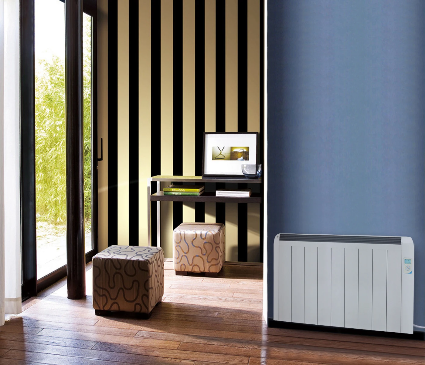 LED display aluminum heating elements digital thermostat  programming timer Energy storage ceramics Mica board room heater