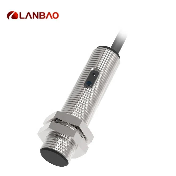 сквозной луч M12 прочный металлический корпус фотоэлектрический датчик кабельного соединения 5 м 10 м напряжение постоянного