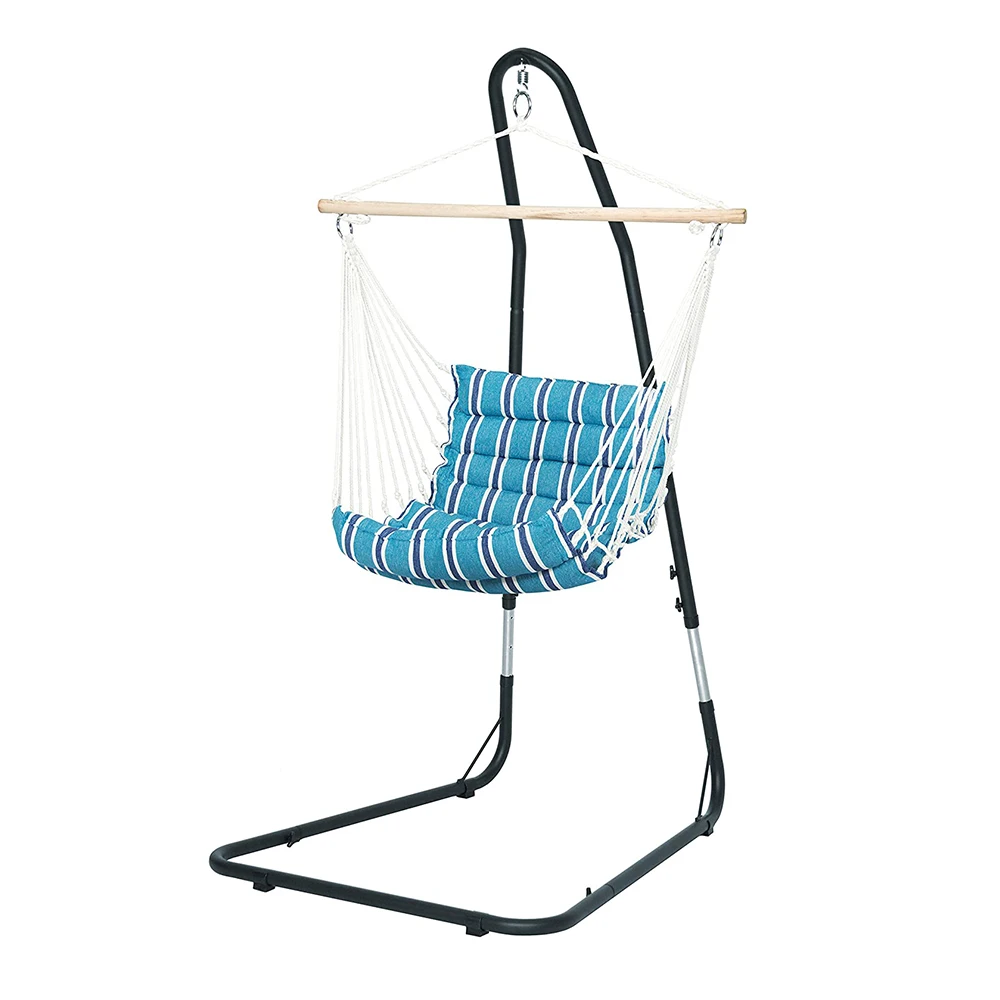 Подставка для кресла-гамака, Висячие качели, шезлонги, идеально подходит для использования в помещении и на улице, во дворе, регулировка