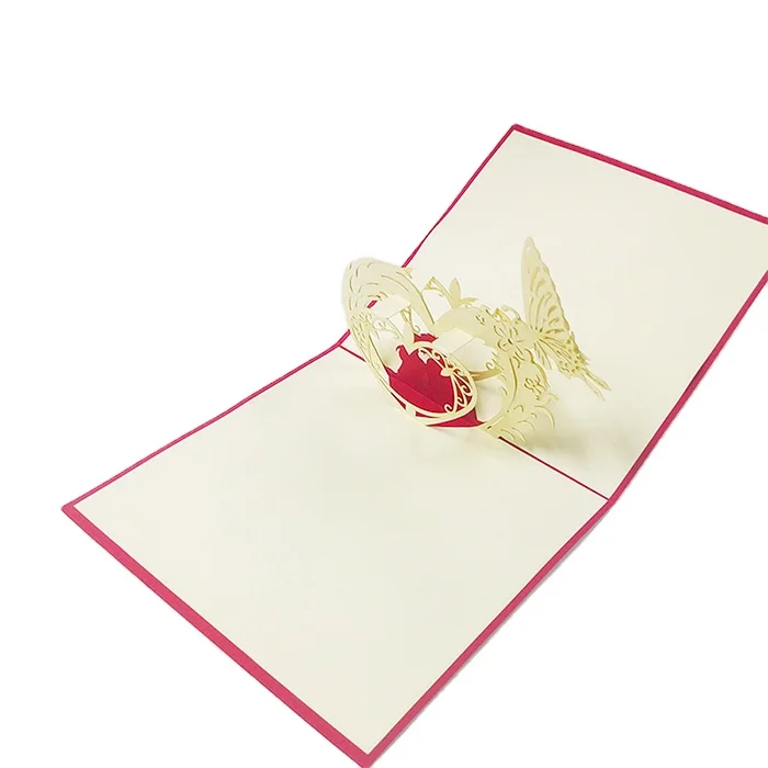 Nice design valentine pop up card template