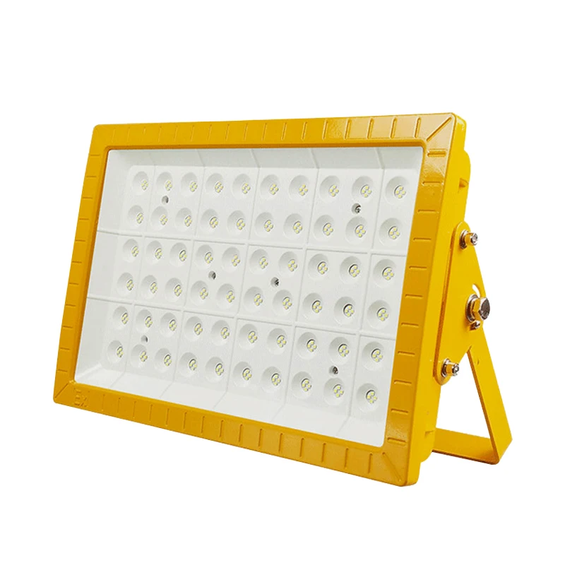 Atex Factory Supply Led Explosion Proof Light 70w 100w 150w 200w Square Shape Industry Safety Lighting Hazardous Working Zones