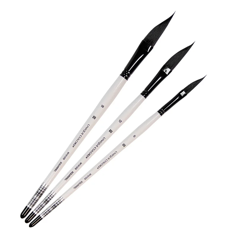 Professional Artist Paint Brush Set for Drawing Squirrel Hair Watercolor Painting Brushes Brush