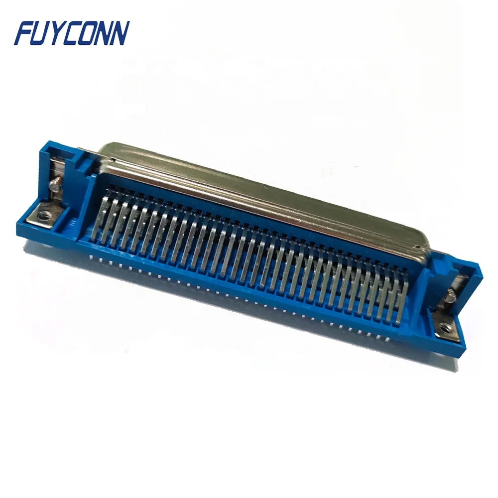 2.16 pitch Pitch Centronics 14pin 24pin 36pin 50pin 64pin Connector, 90 degree Right Angle PCB Male DDK Connector