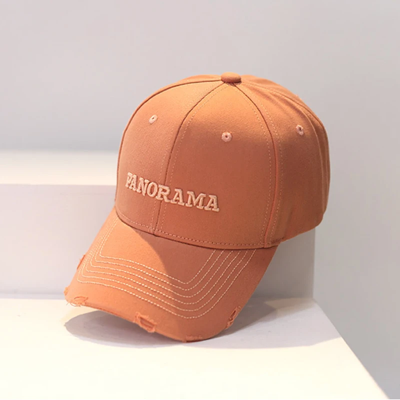 
Cotton unstructured baseball cap with embroidered logo, custom dad hats 