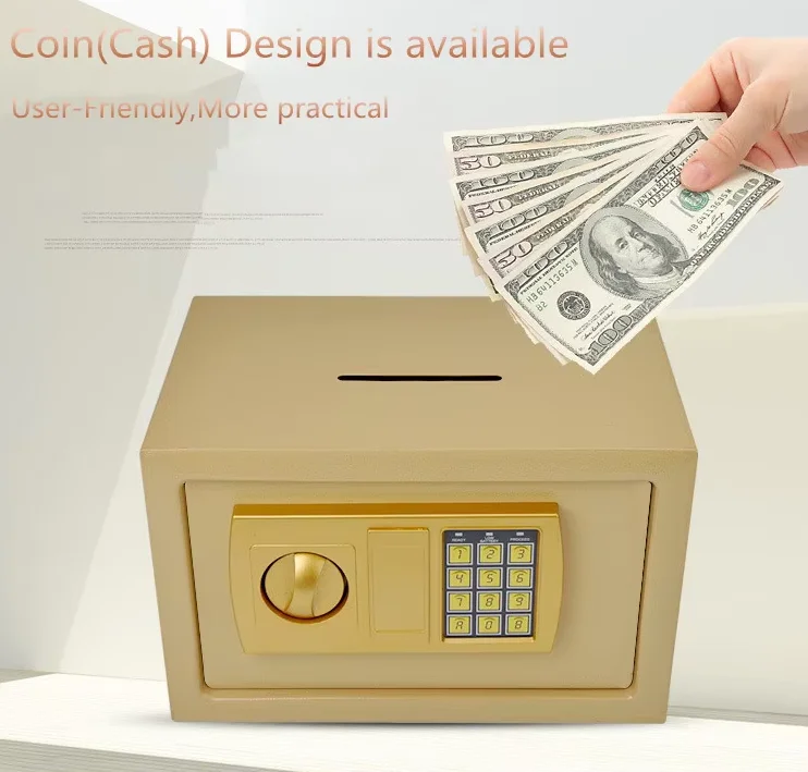 Family hotel fireproof safe box mini use for cash and valuables
