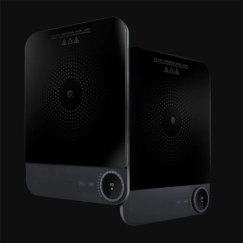 Ультратонкая индукционная плита Xiaomi Mijia, 2100 Вт, 100 Вт, низкое энергопотребление, непрерывная нагревательная ручка OLED, 99 передач, регулируемый нагрев
