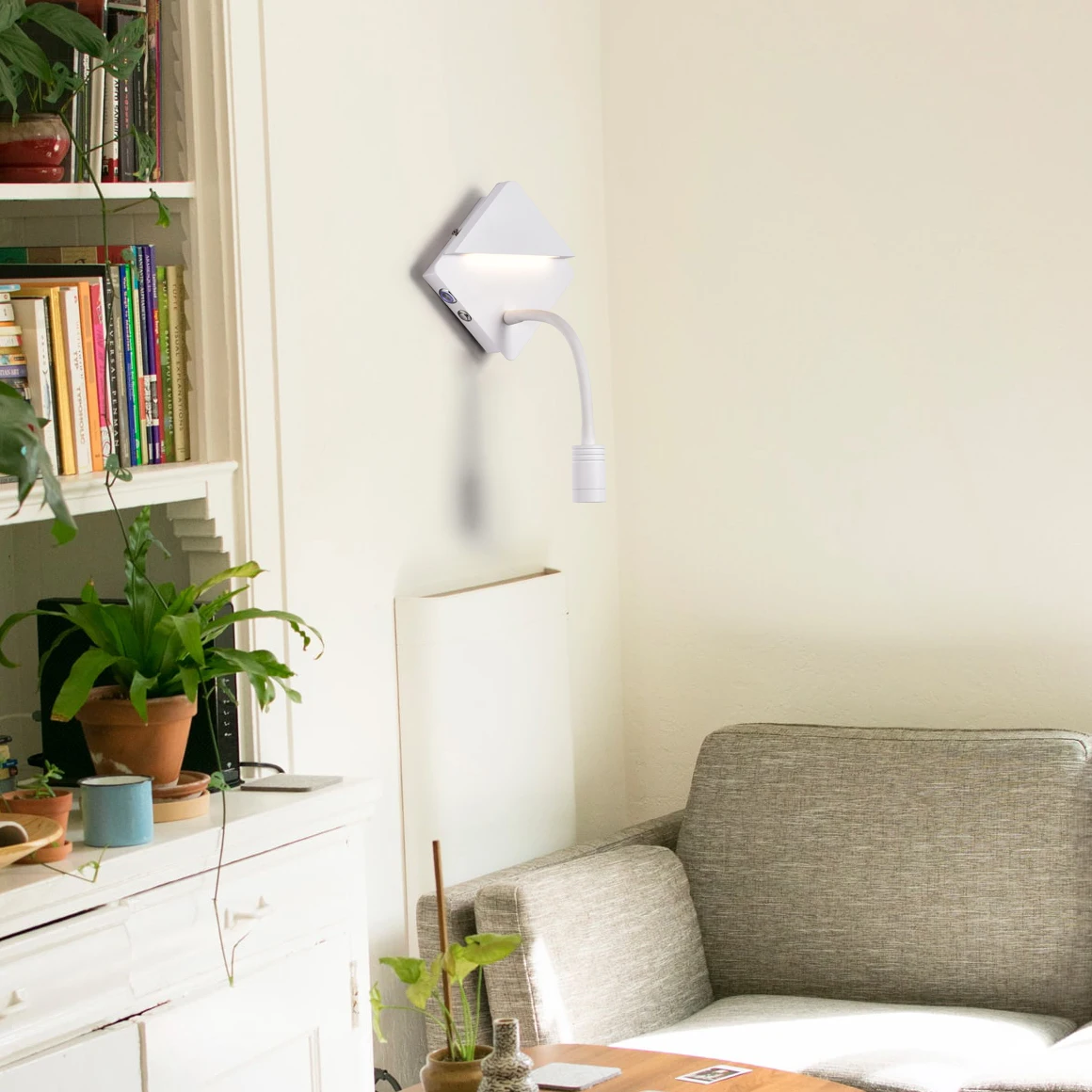 Indoor fashion  modern hotel bedroom bed headboard wall night light surface led reading wall lamp