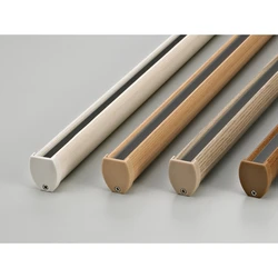 aluminum zebra bottom rail U shade & cordless components