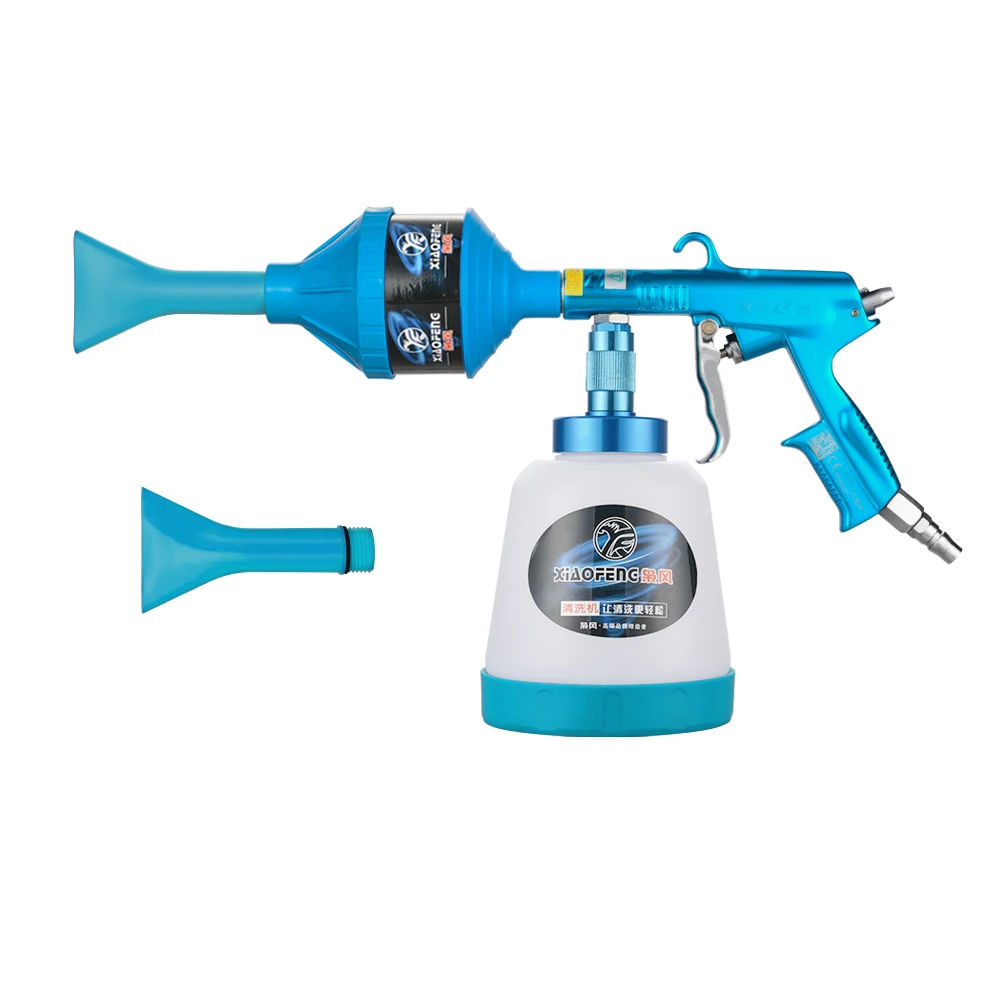 Auto shop car interior cleaning gun air pressure vehicle washer