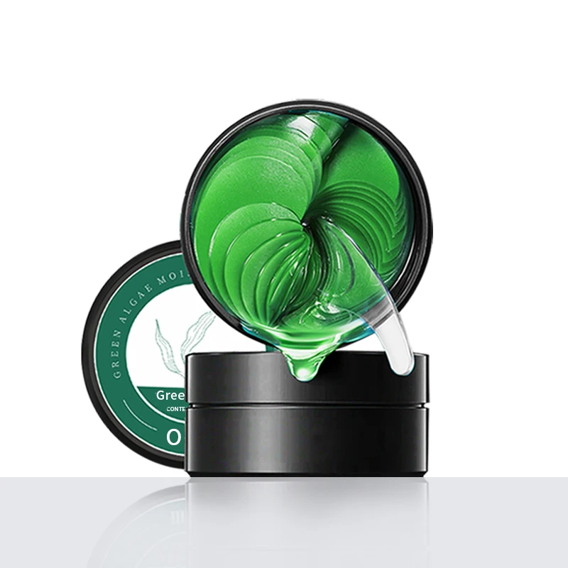 2021 New hot Skin Care Anti Wrinkles Anti aging Smooth Fine Lines Eye Patch Green Algae Radiant collagen Eye mask