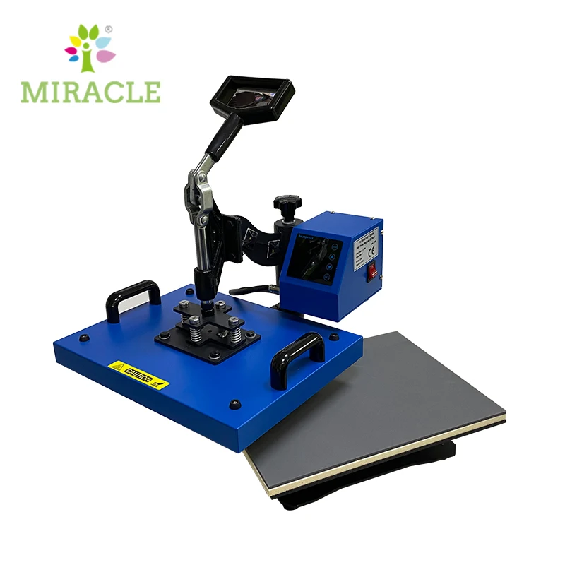 4 In 1 Combo heat press Machine for T shirt Sublimation Heat Press Machine For Mug Hats Plate