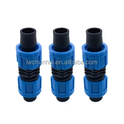 Automatic Farm Drip Irrigation System Drip Tape 16mm Coupling Connector Drip Fittings for Greenhouse Farmland
