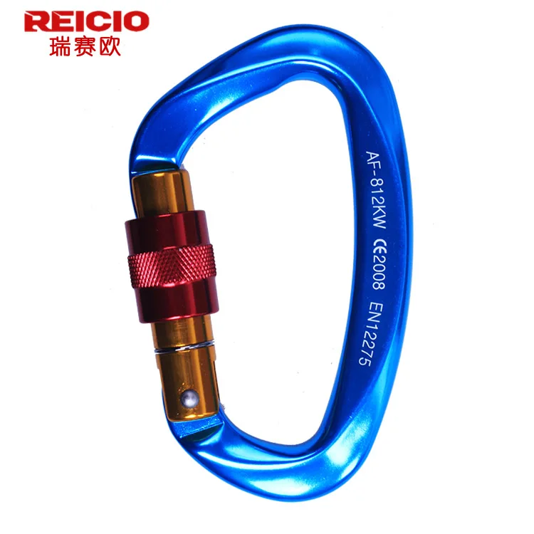  CE сертифицированная синяя красная предохранительная Пряжка из алюминиевого сплава D-типа