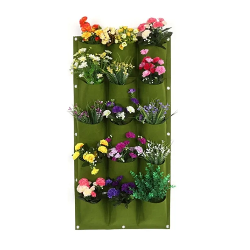 Вертикальные садовые пакеты для выращивания растений из войлочной ткани