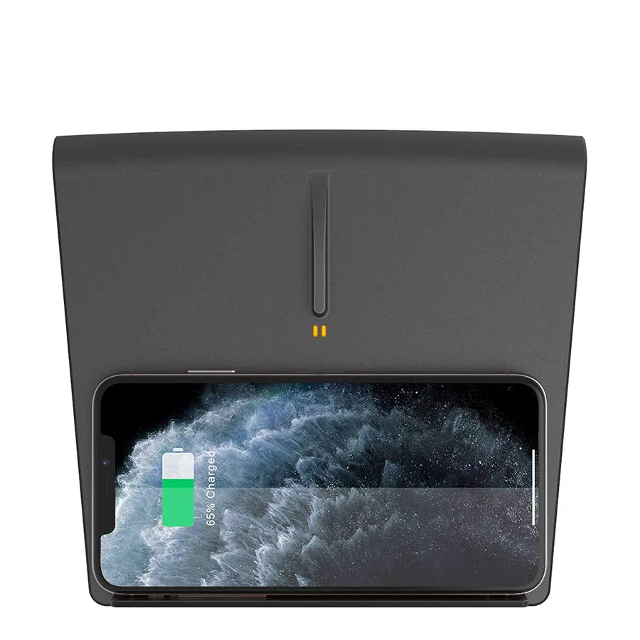 Car Wireless Charger For Tesla Model 3 S X Y For Iphone Android Smartphone Anti-Skid Dual Charging Board