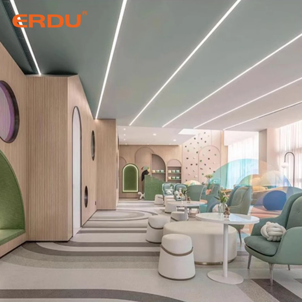 ERDU New Design Super Slim U Channel Flexible Surface Aluminium Led Profile For LED Strip Light