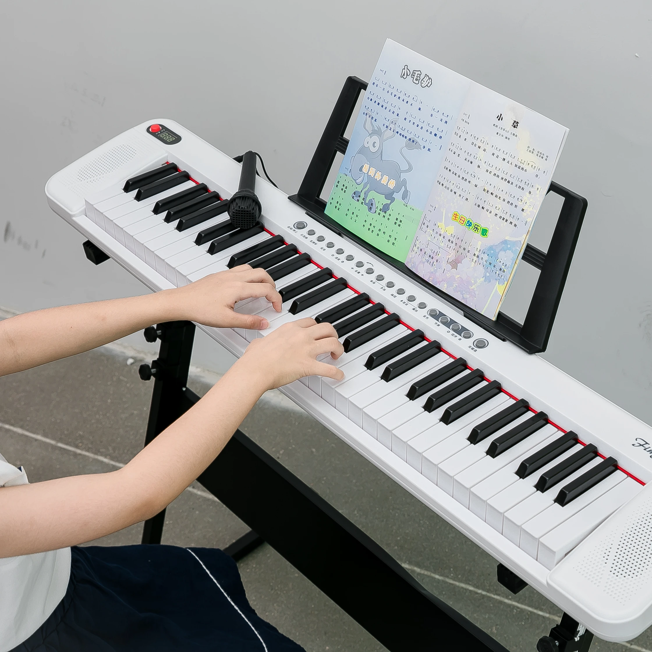 
Rofessional electronic organ musical instruments keyboard piano 61 keys Kids Musical Toy 