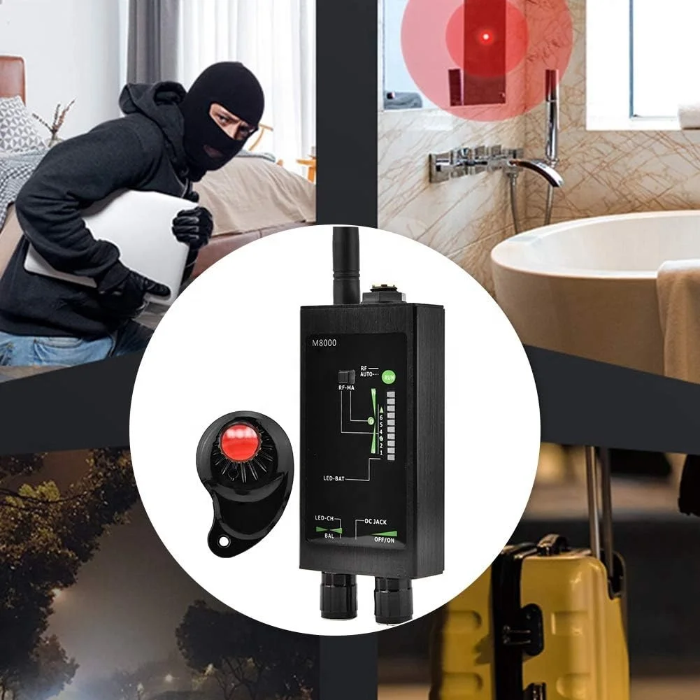 QZT Anti Spy Detector Radio Wave Rf Gsm Device Hidden Camera Detector And Wireless Camera Finder