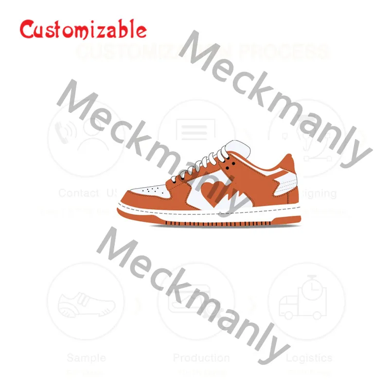 Custom High quality Solid color shoes Retro White Black Panda style Walking Sneaker shoes