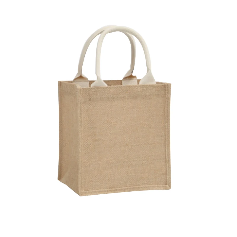 Wholesale design promotional cotton canvas with logo bags jute beach market tote bag