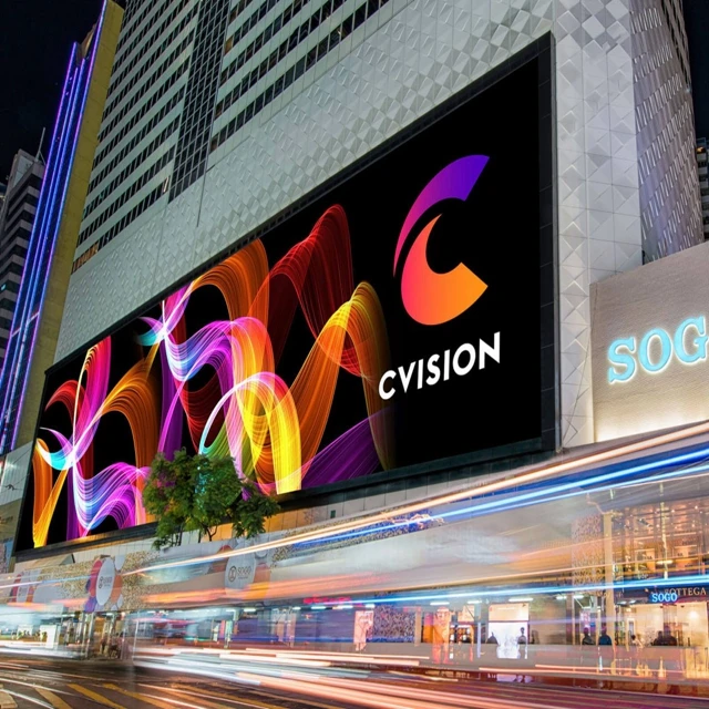  2020 Новый P4 P8 P10 Hd Tv полноцветный большой наружный знак здание цифровая вывеска рекламное видео настенные панели СВЕТОДИОДНЫЙ