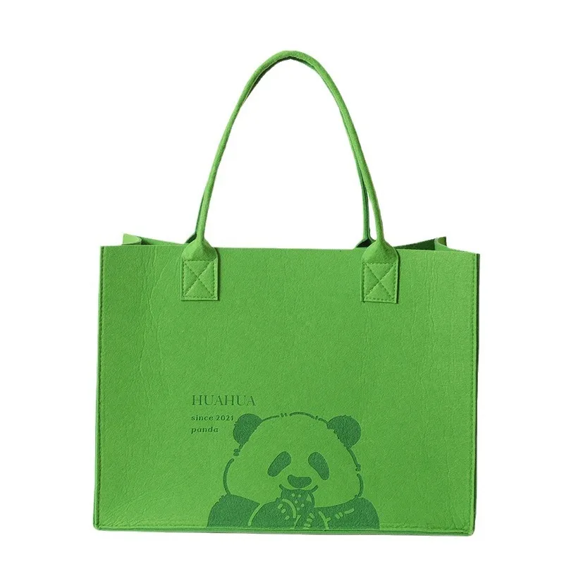 Leisure Shopping Felt Bag All the Things Weekender Bag Heavy Duty Grocery Tote Bag with Handles