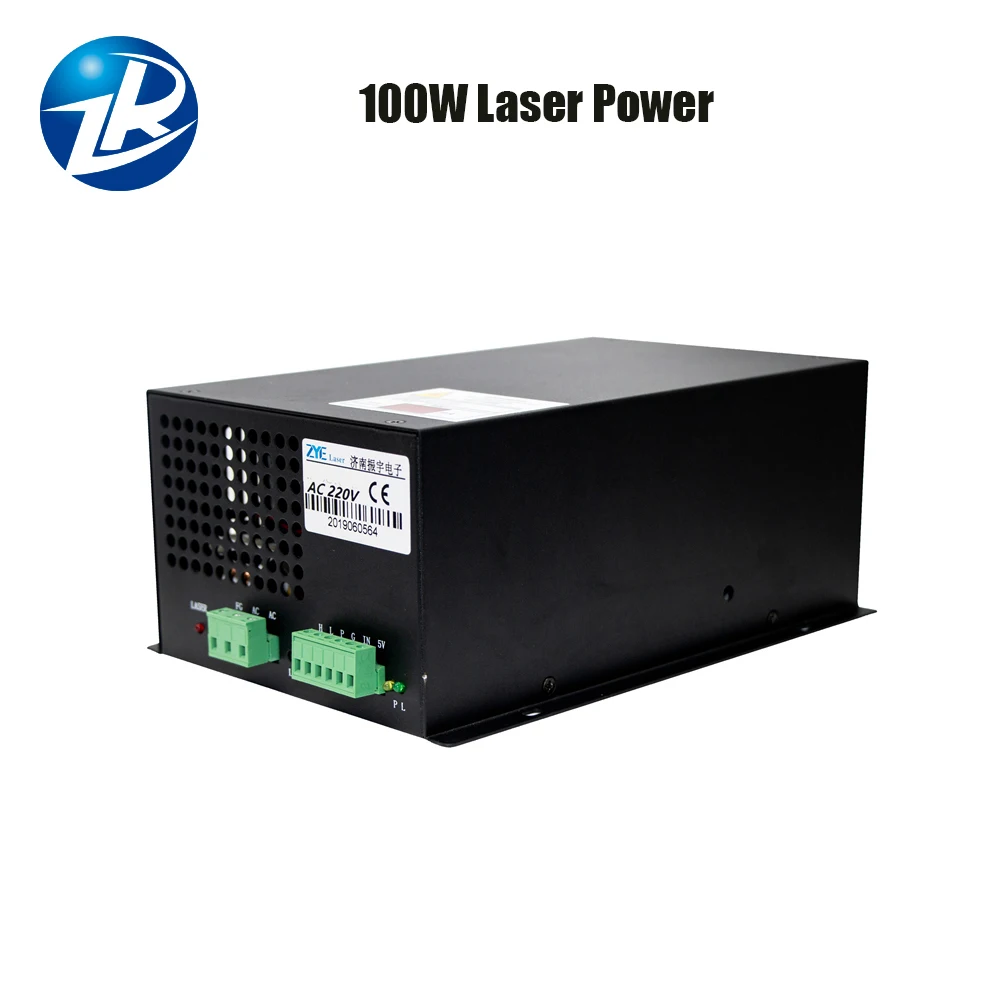 ZR-100 100W CO2 лазерный блок питания серии ZR 100W внешний аккумулятор AC 110V/220V Запасные части лазерного оборудования