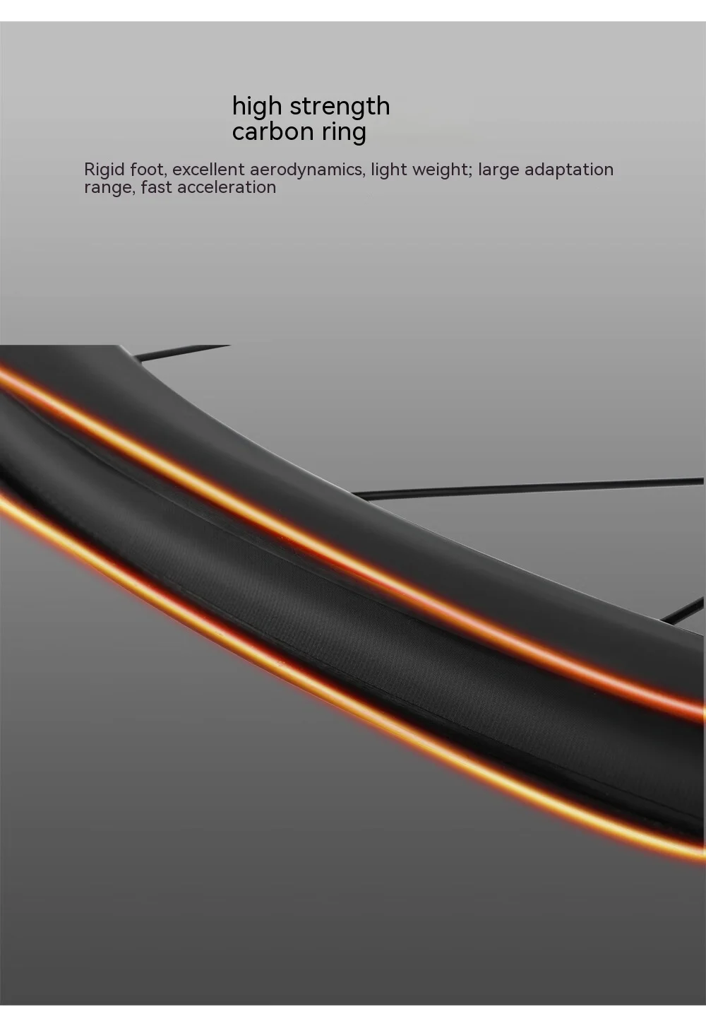 2024 Hot Selling 700C Bicycle Carbon Wheel Hub Set 50mm Stone Holding Disc Brake Carbon Road Bicycle Wheel