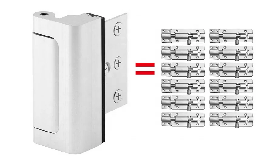 High Quality Factory Price Aluminium / Zinc Alloy Steel Reinforcement Door