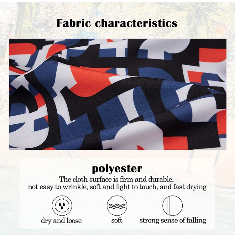 2023 new arrival mens plus size hawaiian shirts wholesale custom Tropical floral printing casual beach shirts resort wear